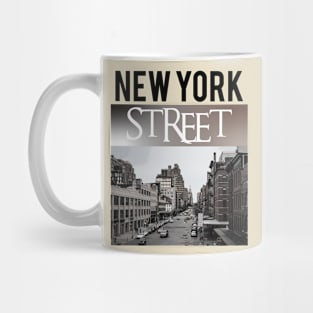 New york street artwork Mug